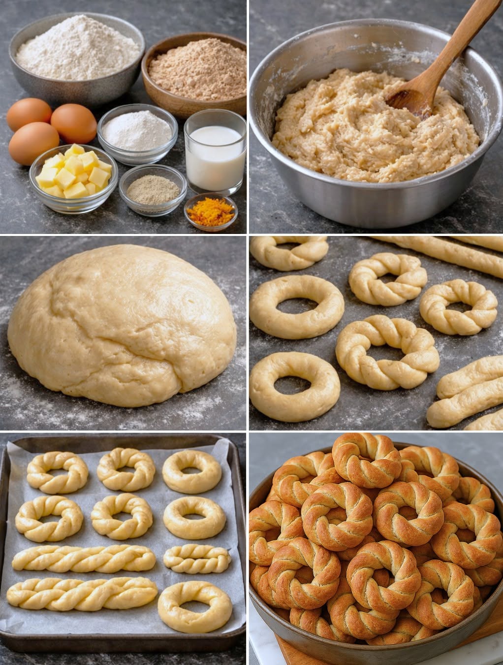 Masa casera y rendidora para rosquillas