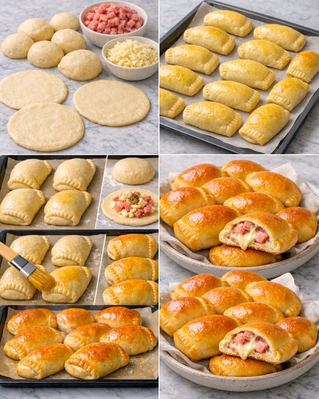 Así se hace el mejor pastel en casa con queso y jamón