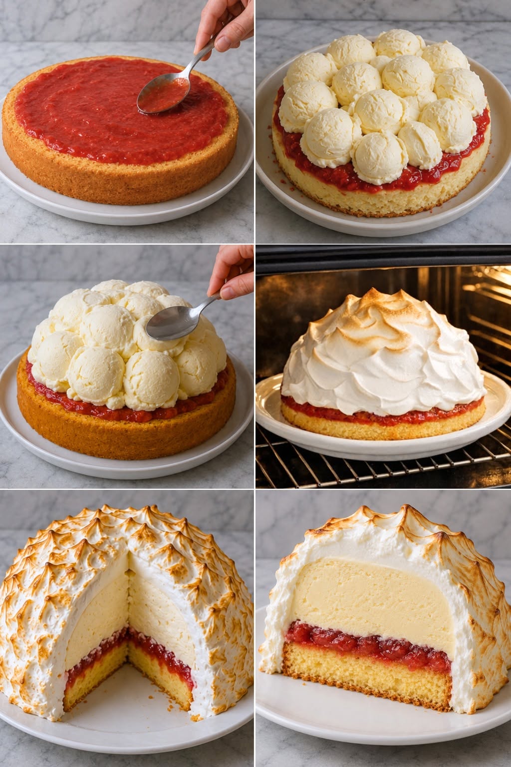 TARTA DE HELADO AL HORNO 