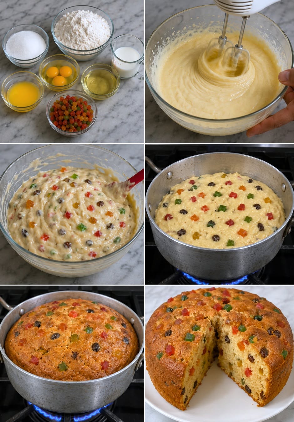 FÁCIL SIN HORNO PASTEL NAVIDEÑO  SIEMPRE SALE PERFECTO