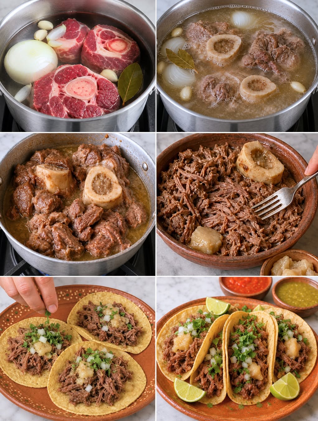 TACOS DE CHAMBARETE LLENOS DE SABOR  🌮
