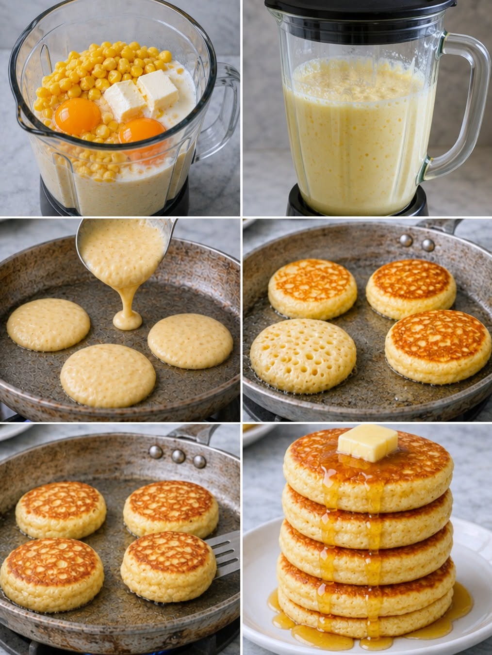 PANCAKES DE ELOTE DULCES 🌽