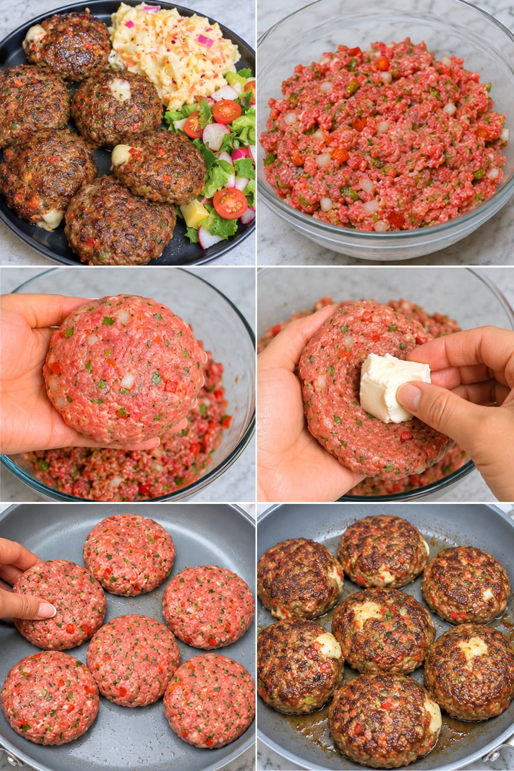 Hamburguesas con queso como las hace Mamá 🧀