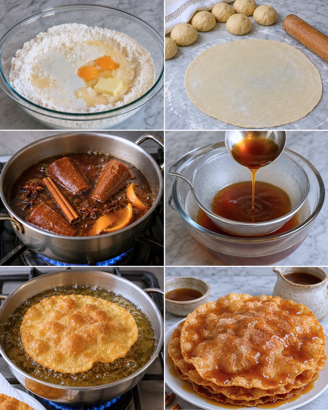 BUÑUELOS CON MIEL DE PILONCILLO