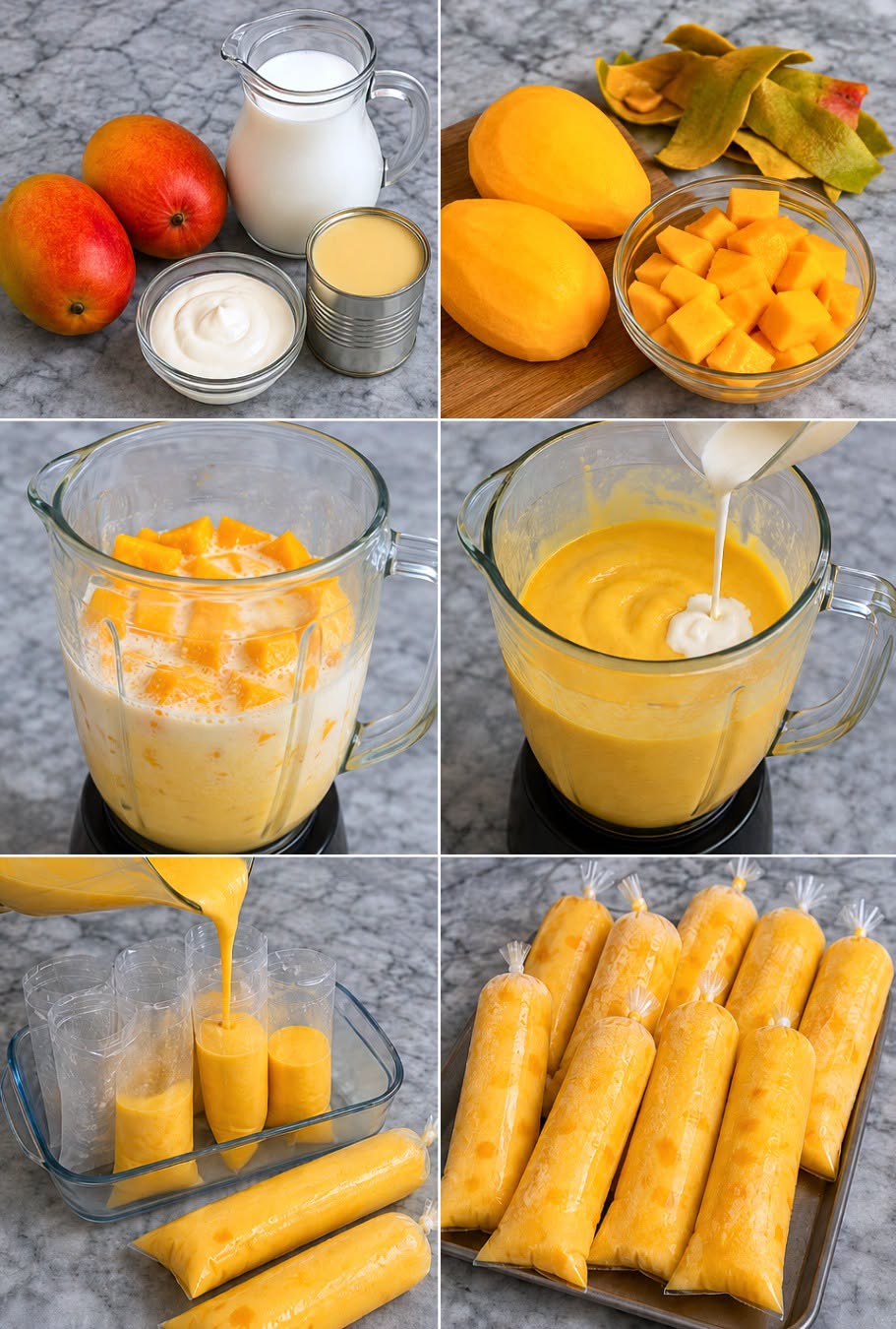 BOLIS DE MANGO CREMOSOS, FACILES  Y ECONÓMICO 😋🥭