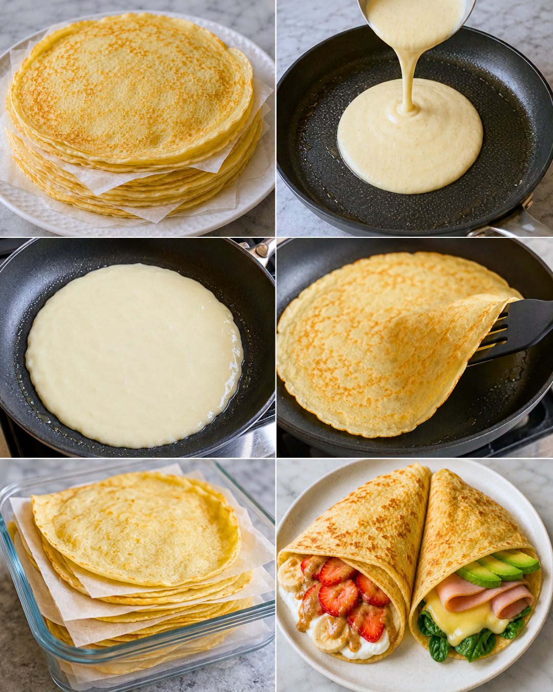LAS FAMOSAS CREPAS DE 2 INGREDIENTES