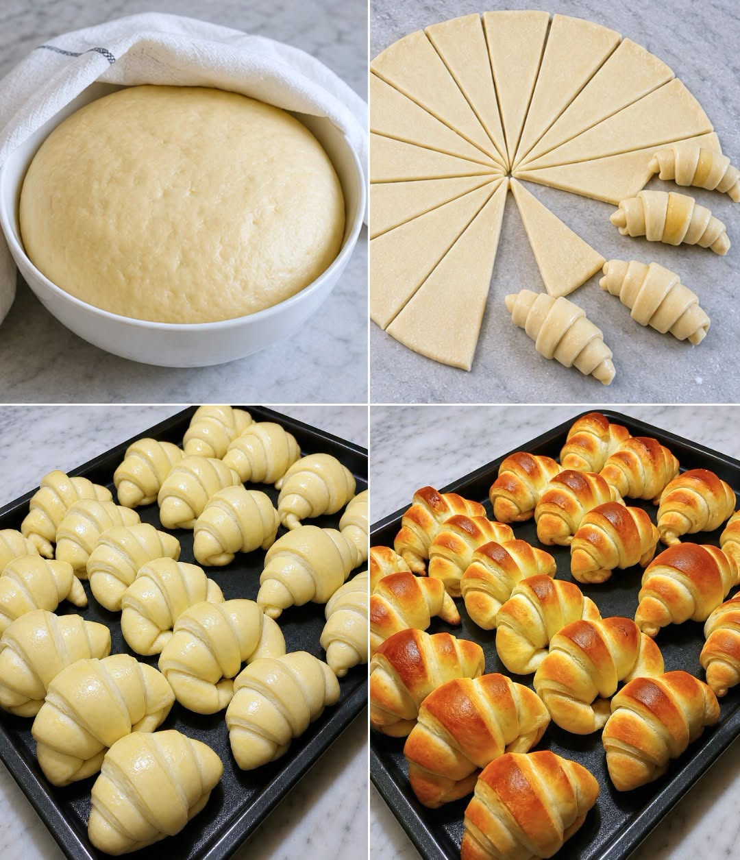 MEDIALUNAS CASERAS QUÉ FÁCIL 🥐 